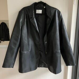Leather jacket from aritzia